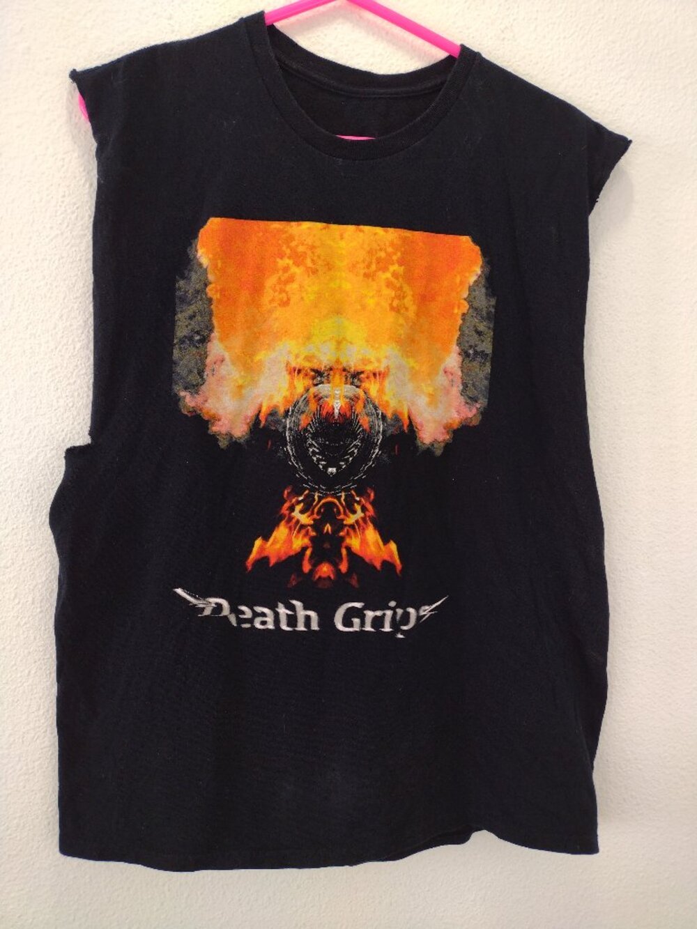 Death Grip Tournament 23 Sleeveless Tee Men's Muscle Tank Black Large